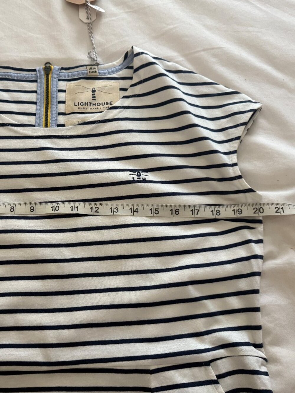 LIGHTHOUSE STRIPED SUMMER DRESS - Picture 2 of 3